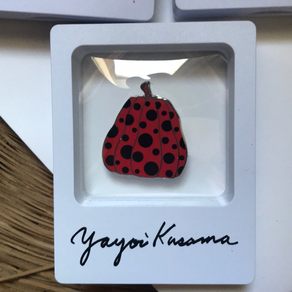 Yayoi Kusama Pumpkin Pins x Broad Museum x LE